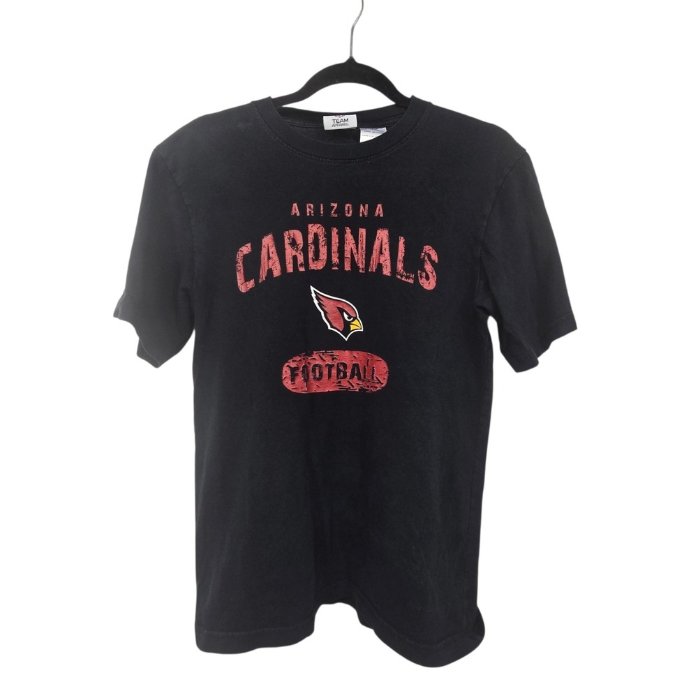 Vintage NFL Arizona Cardinals T-Shirt Womens XL Black Distressed Football Tee